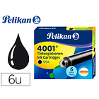 Recarga caneta pelikan 4001 caixa 6 unidades. 2