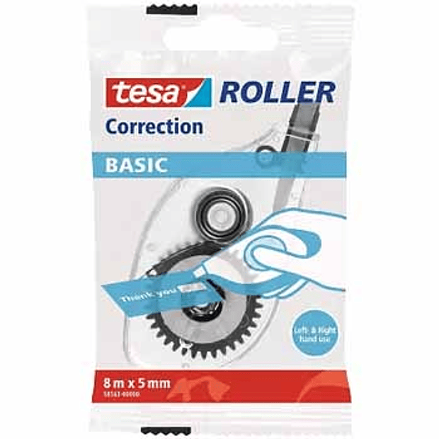Corretor Fita TESA Basic 5mmx8mts €1,13 Pack 3un. 1