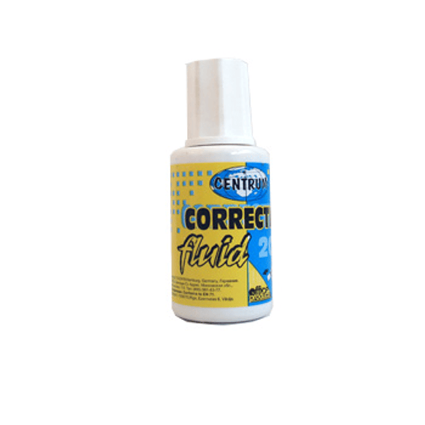 Corretor Liquido Pincel 20ml €0.60 un. pack 2 