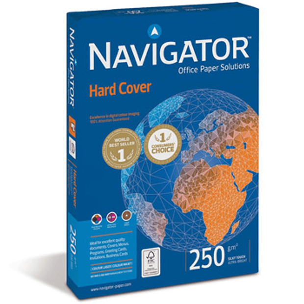Papel Fotocopia A4 Navigator 250gr 125fl 1