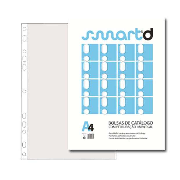 Bolsa catalogo A4 115 mic. 100 un. 
