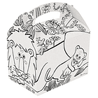 Caixa Asa Menu Lunch Box Criança 17x16x10cm 50un 4