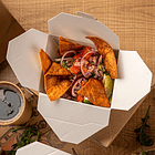 Caixa Cartolina Kraft 11,3x9x6,3cm para Menu 780ml 50un 4