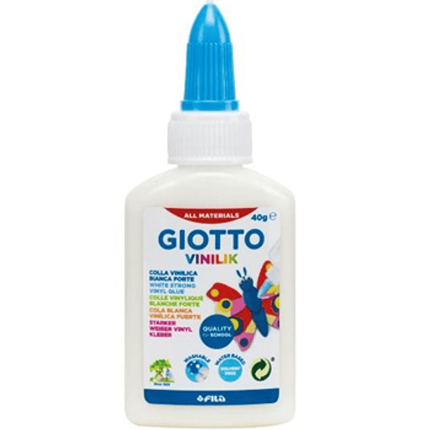 Cola Branca Vinilica Giotto 40g c/ Doseador 2 un. 
