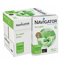 Papel Fotocopia A4 75gr Navigator Premium Ecolog 5x500Fls
