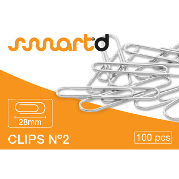 Clips N 02 28mm cx100  10 un. 