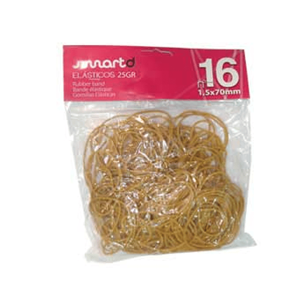 ELASTICOS  Nº 16 25GR 