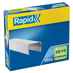 Agrafos 23/ 12 Rapid (60/ 90 Folhas) Cx1000un pack 10 cxs