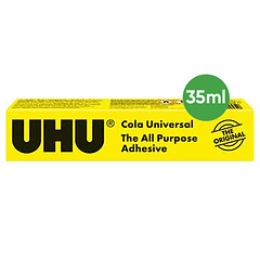  Cola universal UHU 35 ml. pack 10 un.