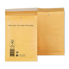 Envelope Almofadado 105x165mm Kraft  Pack 10un
