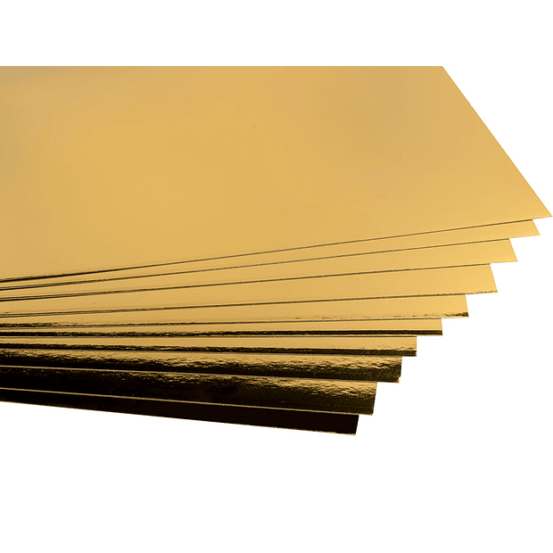  Cartolina metalizada 50x65 280gr ouro 25 fl. €1,00 