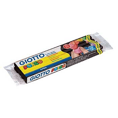 Plasticina Preto Pongo Soft Giotto 450g
