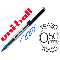 Marcador UNI-BALL UB-150 azul 0,5 mm CX12