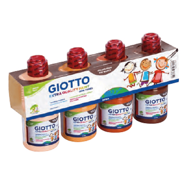 Guache Líquido 4 Cores Giotto Skin Tones 4x250ml 