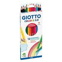 Lapis Cor 18cm Giotto Colors 3.0 Cx Cartao 12un