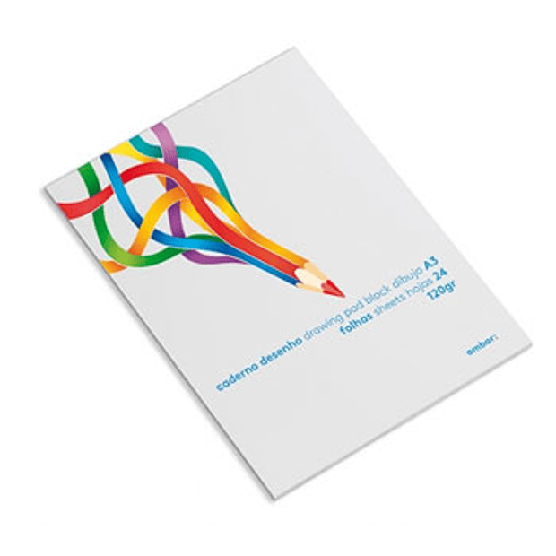 Bloco Desenho Ambar A3 120g 24Fl.  