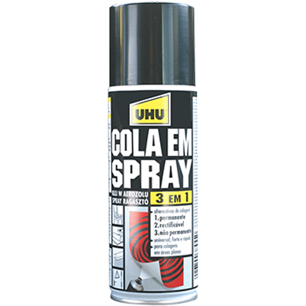 Cola Spray UHU 3 em 1 500ml 