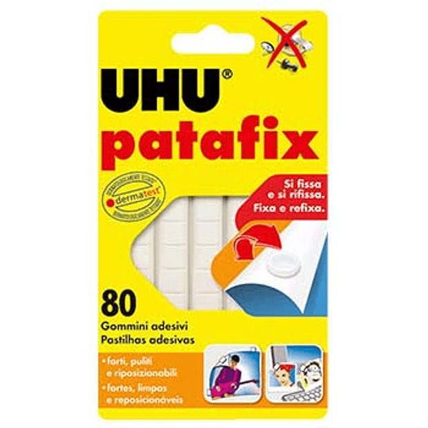  Patafix UHU Branco 2 un. 1,75€ 