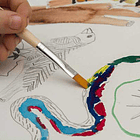 Pincel Hobby Escolar Espatulado Nº8 304 Junior Da Vinc 3