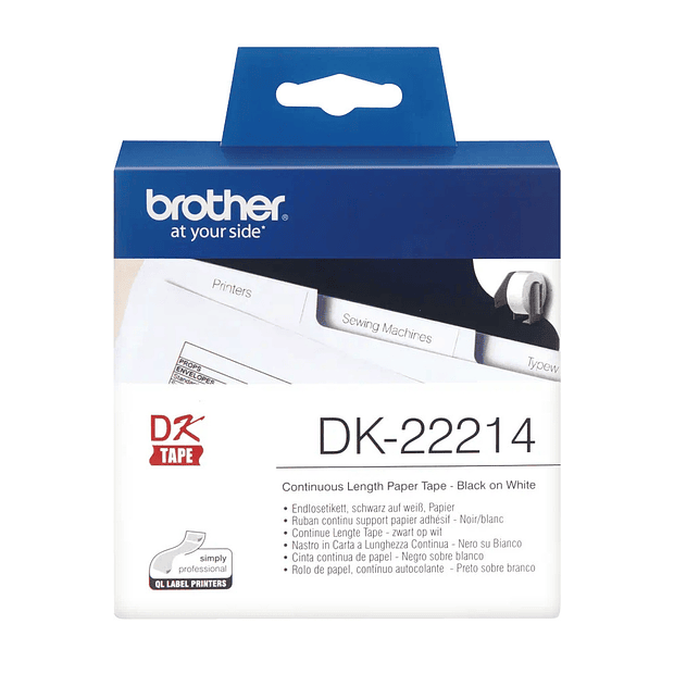 Etiquetas Brother DK-22214 