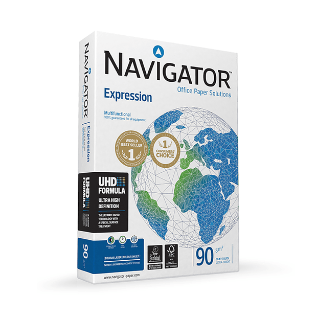 Papel Fotocopia A3 90gr Navigator 1 x 500Fls  