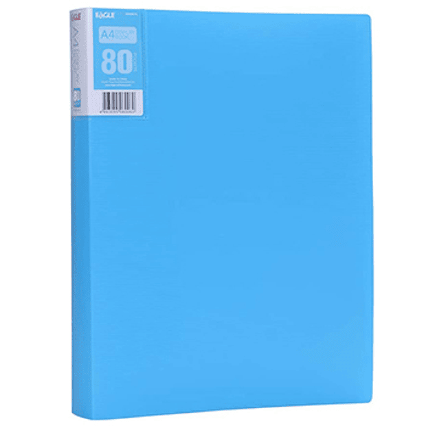 Portfolio A4  c/ 80 Bolsas azul 