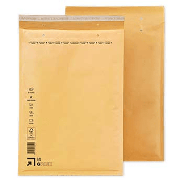  Envelope Almofadado 230x340mm Kraft 100un 