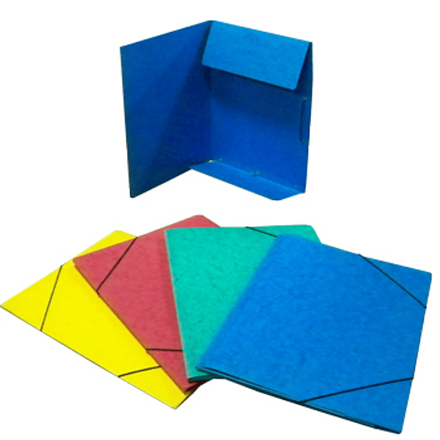 Pasta Cartao Hidraul 310x230 Abas / Elast Roma19 Azul 