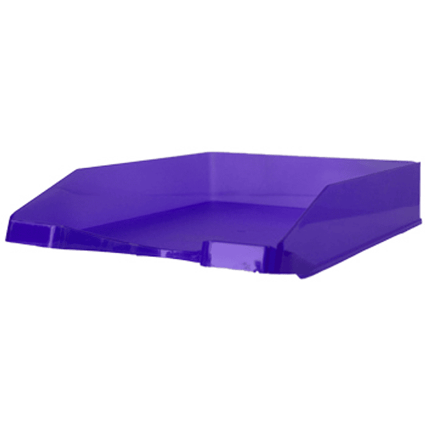 Tabuleiro Secretária Transparente Roxo 2 un. 