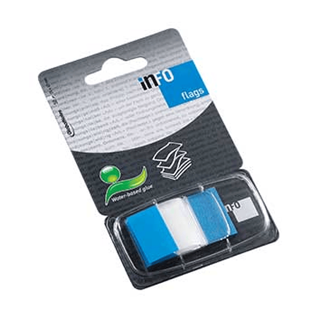 Separadores Adesivos 25x43mm Azul 50un pack 2 