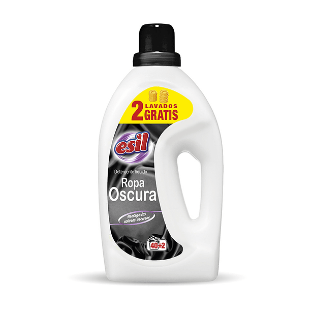  Detergente Líquido Máquina Roupa Escura Esil 40+2 Doses 