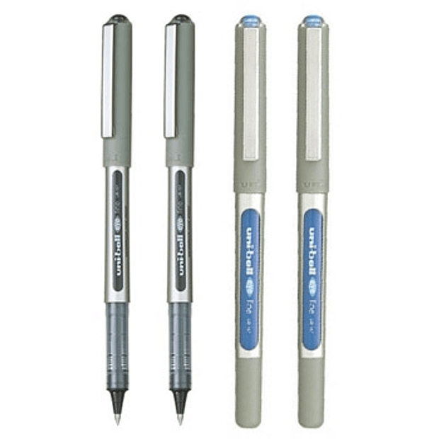 Marcador Roller Uniball Eye Fine UB157 0,7mm 2 Cores 2+2un 