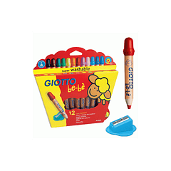 Lápis Cor 12un + 1 Afia Giotto Be-Be