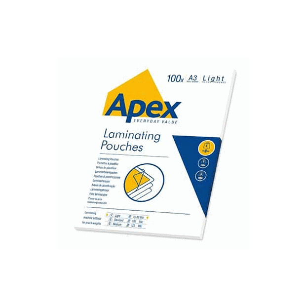 Bolsas de Plastificar A3 303x426mm 75mic 100un 