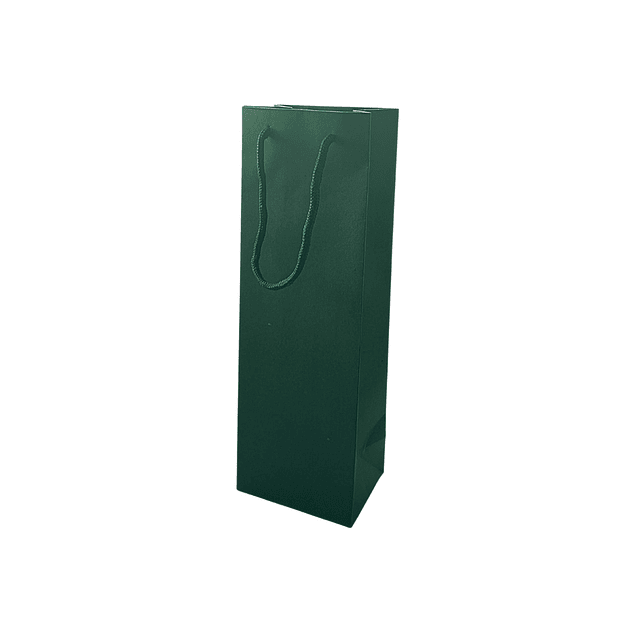 Saco Garrafa Papel Verde 25 un.( quantidade consulte nos ) 