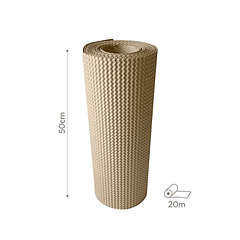 Cartão Proteção Ondulado 50cmx20m Rolo