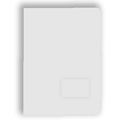 Classificador Plástico c/Bolsa int Visor Etiq Branco 10 un.