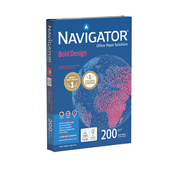 Papel 200gr Fotocopia A4 Navigator Bold Design 1x150Fls