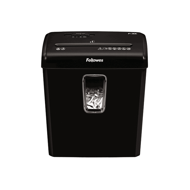 Destruidora Particulas 4x34mm Fellowes P-30C Preto P4 6Fls 1