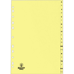 Separadores A4 Cartolina (180gr) Indice A-Z