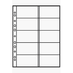  Bolsas Catálogo A4 120mic. 10 Divisórias Roma 307A 100un