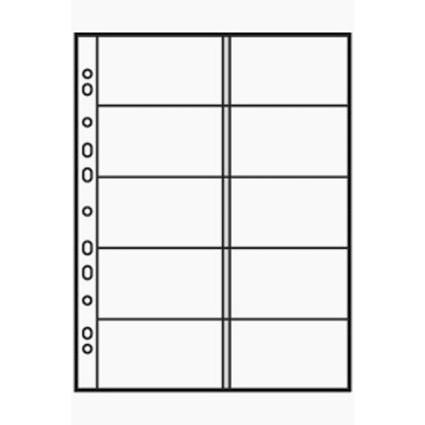  Bolsas Catálogo A4 120mic. 10 Divisórias Roma 307A 100un 