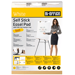 Bloco Papel Conferência Adesivo 77x63cm  2un.