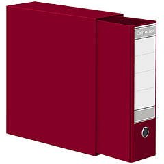 Pasta Arquivo+Cx Fixa L40 310x290 Ref 202CC Bordeaux pack 8