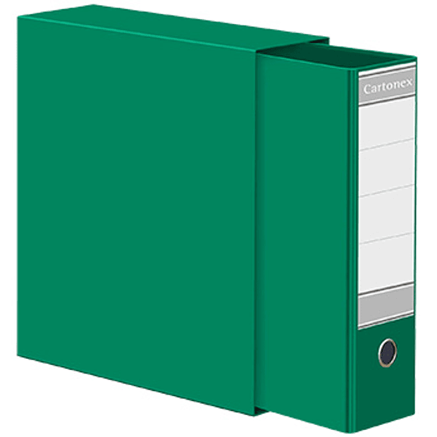 Pasta Arquivo+Cx Fixa L40 310x290 Ref 202CC Verde pack 8 