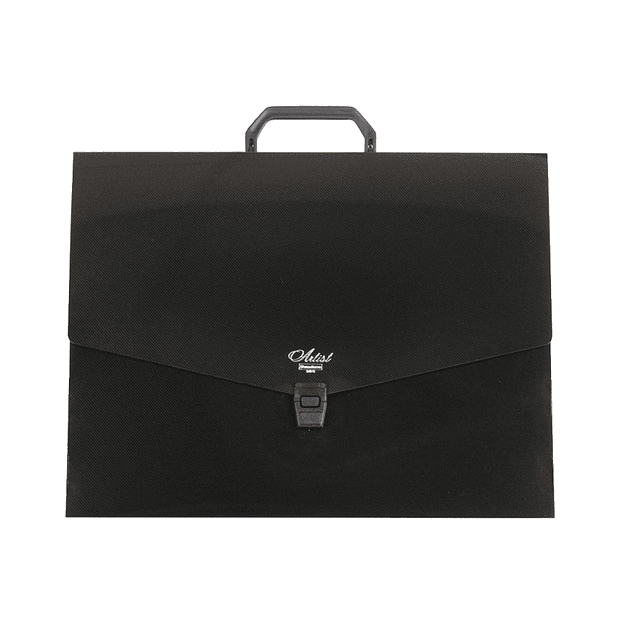 Pasta Porta Desenhos Plástico A3 c/ Pega Preto 