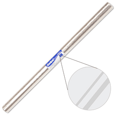 Papel Celofane Transparente 50x65cm Rolo 25fls.