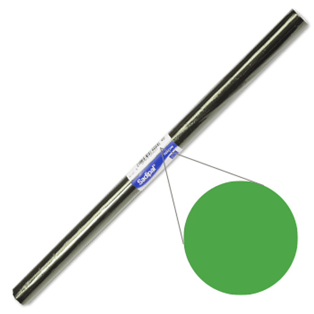 Papel Celofane Verde 50x65cm Rolo 25fls. 