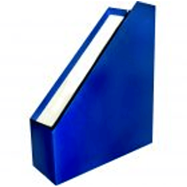 Porta Revistas 30x25x8cm Cartão Azul 