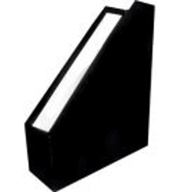 Porta Revistas 30x25x8cm Cartão Preto 